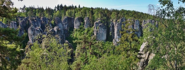 Prachovské skály - panorama