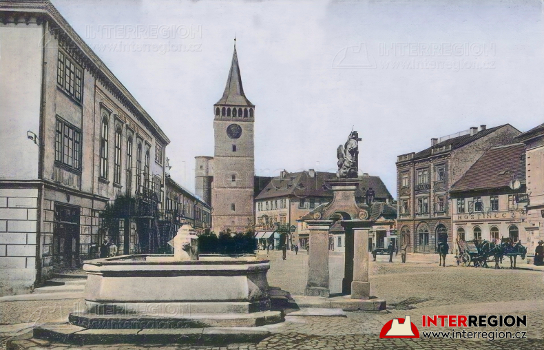Jičín - sousoší Nejsvětější Trojice