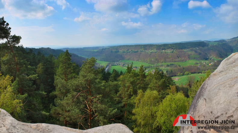 Panorama - Skokanský můstek - K70 - Lomnice nad Popelkou