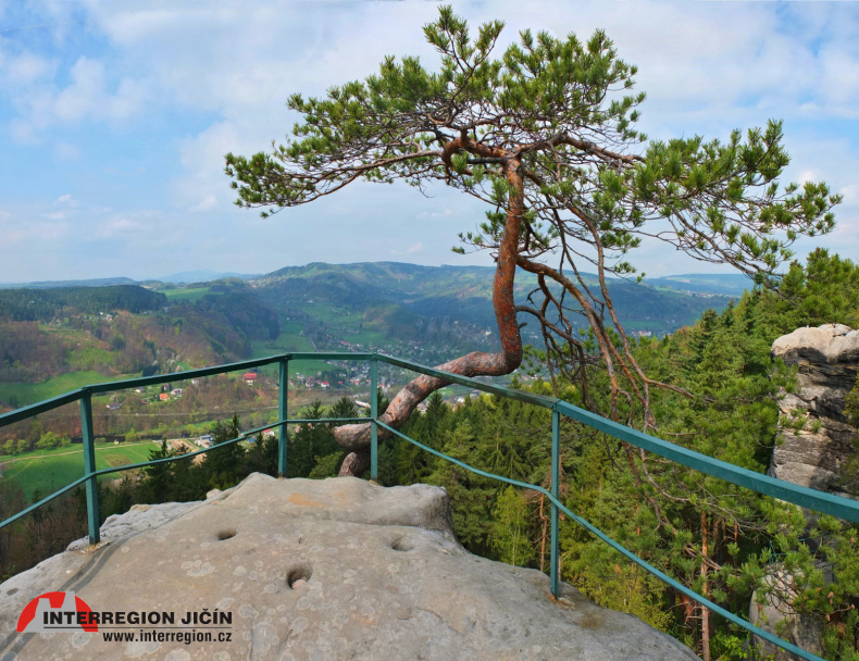 Panorama - Skokanský můstek - K70 - Lomnice nad Popelkou