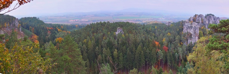 Panorama z vyhlídky