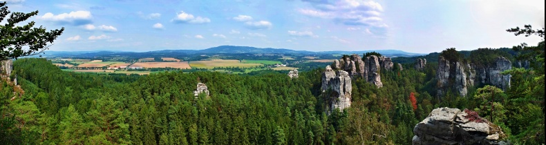 Panorama z vyhlídky