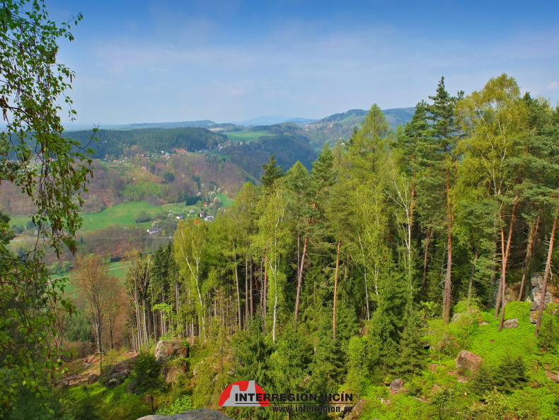 Vyhlídka Zahrádka - panorama