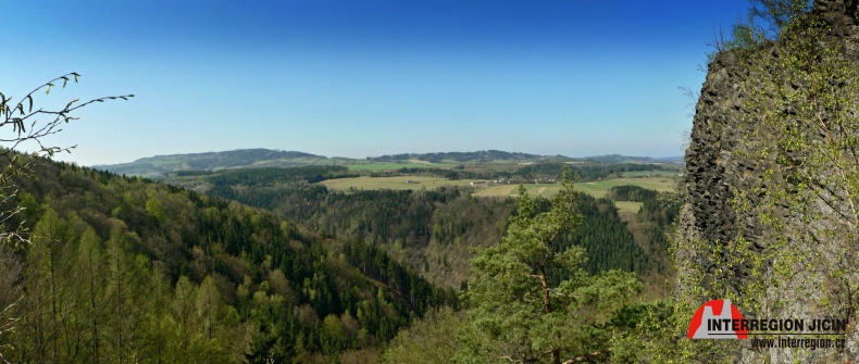 Myší skála - panorama