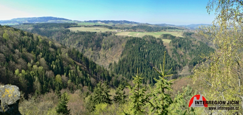 Myší skála - panorama