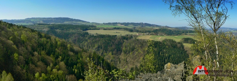 Myší skála - panorama