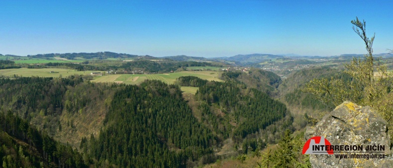 Myší skála - panorama