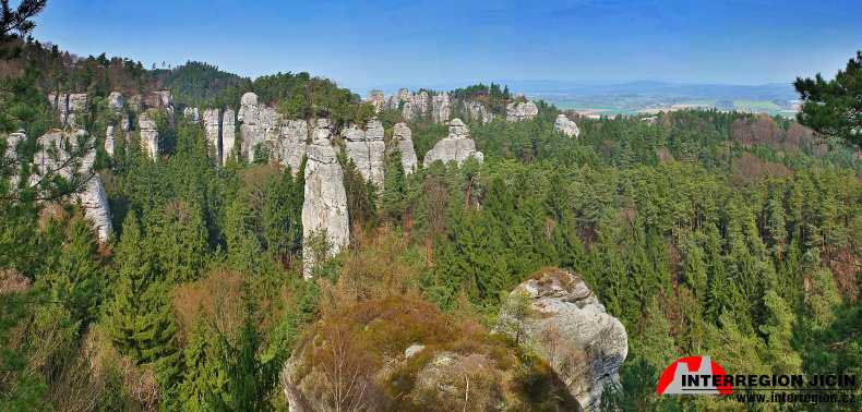 Vyhlídka U lvíčka - panorama - zima