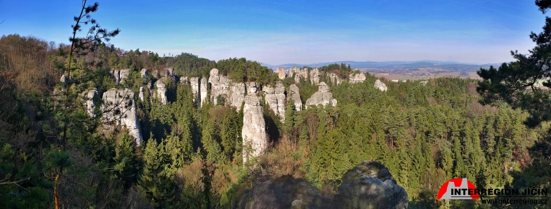 Vyhlídka U lvíčka - panorama