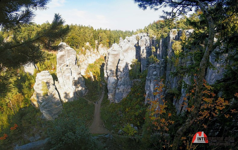 Panorama z vyhlídky Míru