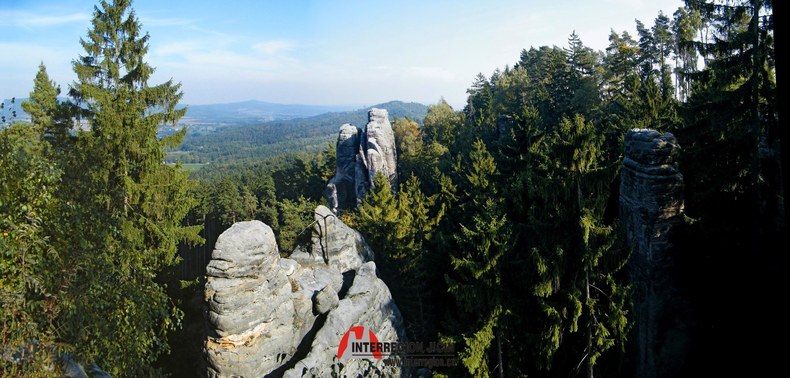 Panorama z vyhlídky Míru