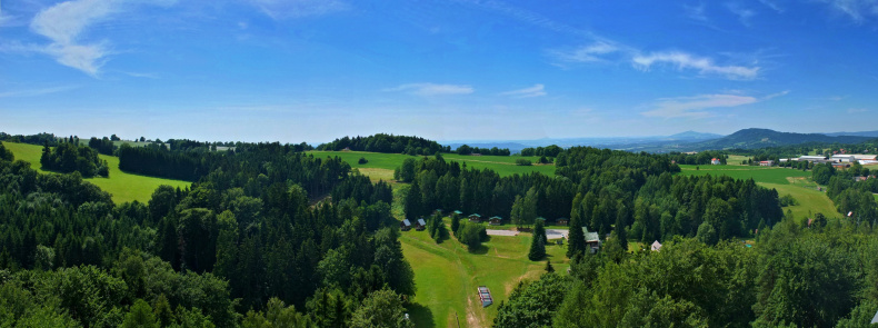 Panorama - Skokanský můstek - K70 - Lomnice nad Popelkou