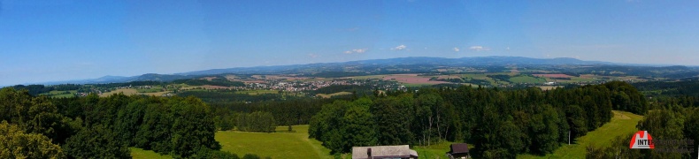 Tábor - rozhledna, panorama