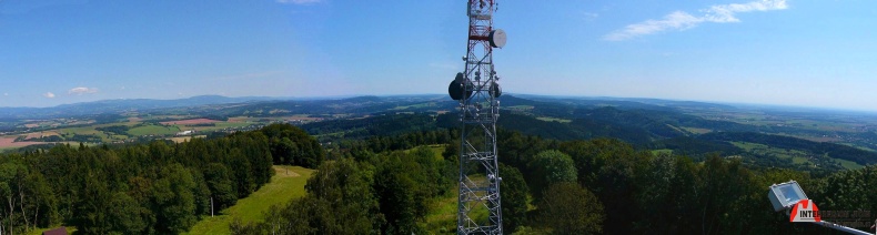 Tábor - rozhledna, panorama