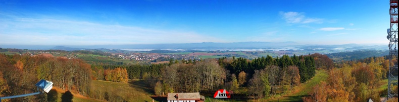 Tábor - rozhledna, panorama