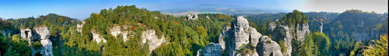 Vyhlídka U lvíčka - panorama