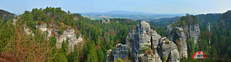 Vyhlídka U lvíčka - panorama