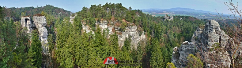 Vyhlídka U lvíčka - panorama