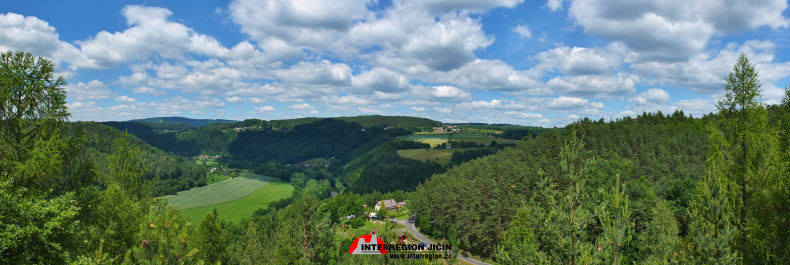 Zdenčila skála - panorama